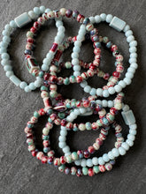 Armband steen lichtblauw